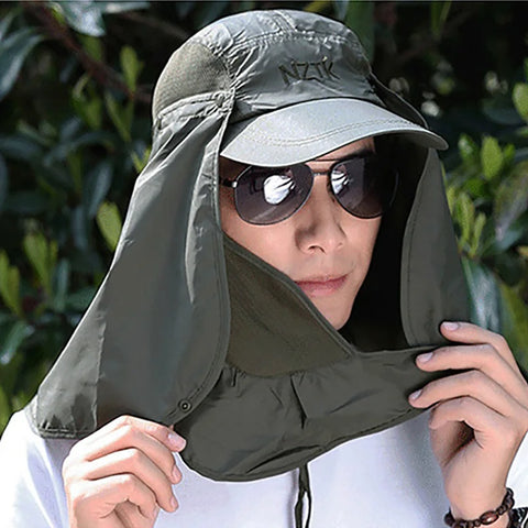 Summer UV Protection Mask Hat