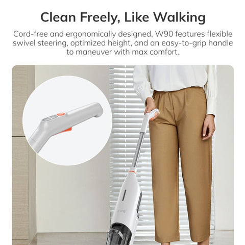 Cordless Wet Dry Self-Cleaning Smart Vacuum Mop Cleaner