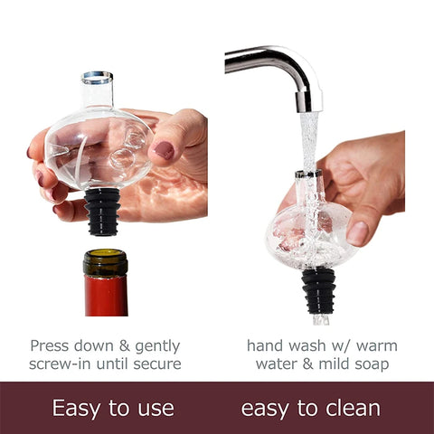 WineWave In-Bottle Aerator & Decanter Spout