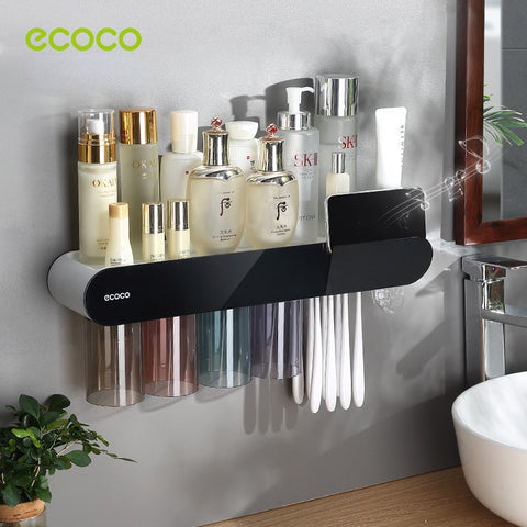 Magnetic Cup Toothbrush Holder Bathroom Accessories