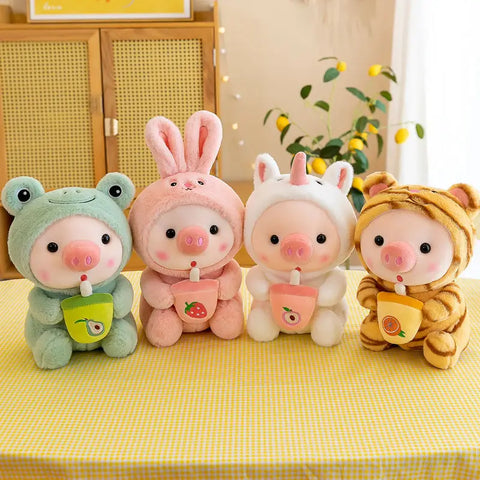 Cuddly Bubble Pig Plush Toy