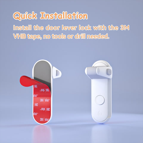 2PCS Adjustable Door Lock