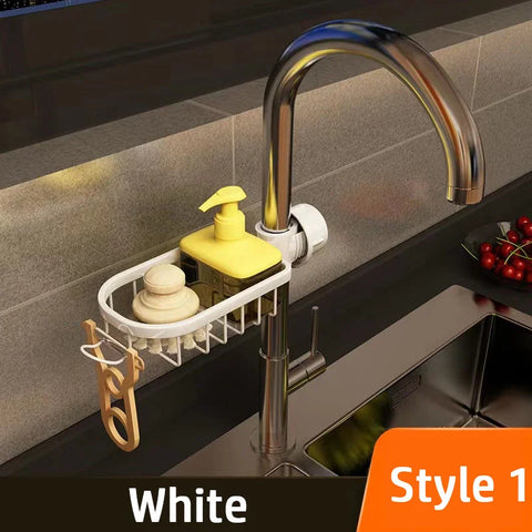 Kitchen Sink Sponge Drain Rack
