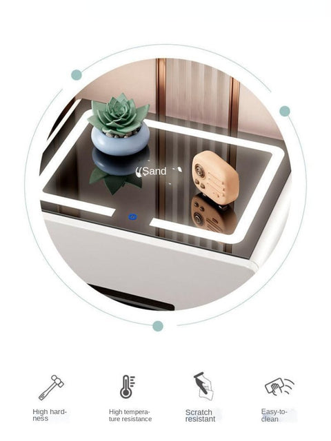 LED Smart Bedside Cabinet