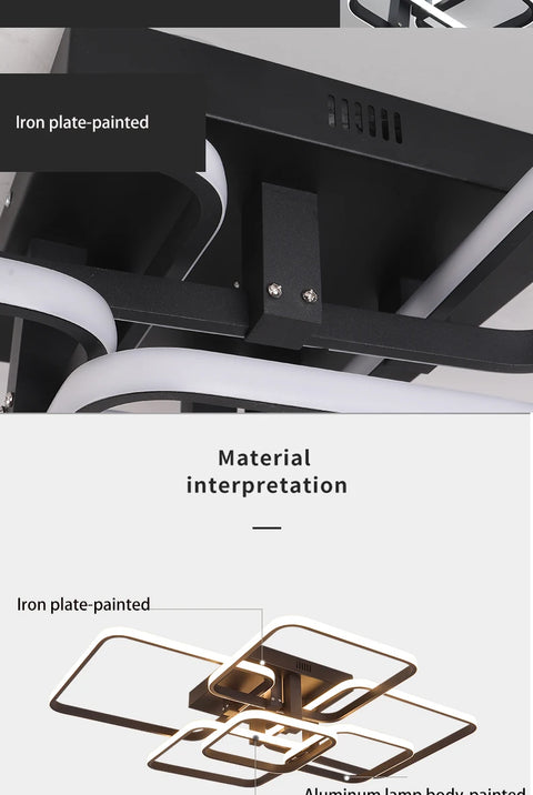 Opulentis Modern Led Chandelier