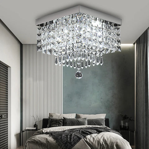 AstraGlow Crystal Chandelier
