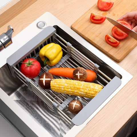 Adjustable Sink Draining Rack