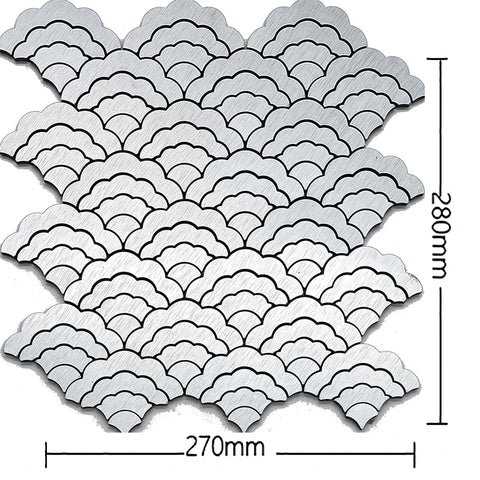 Metal Panel Wall Sticker