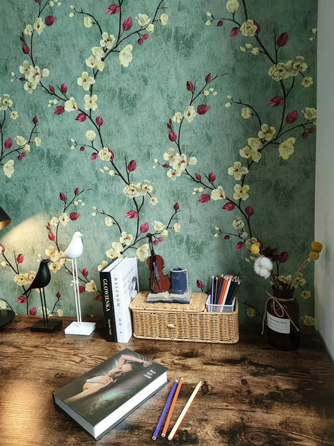 Floral Peel and Stick Wallpapers