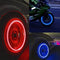 2/4PCS LED Colorful Wheel Tire Valve Cap