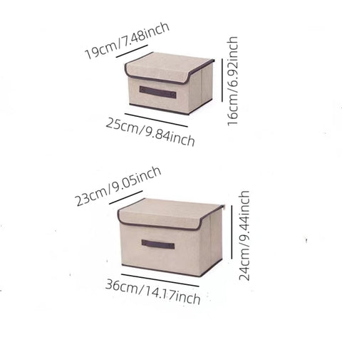 2PCS/Set Storage Box