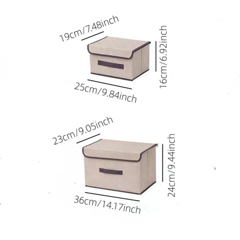 2PCS/Set Storage Box
