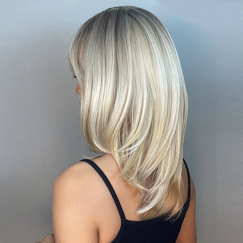 Short to Medium Layered Cut Hair Wig