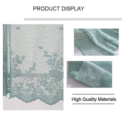Elegant Lace Window Liner Curtain