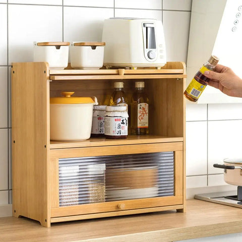 Wood Countertop Cabinet