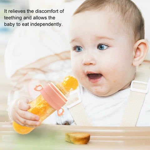 2-In-1 Baby Feeding Bottle Spoon Fruit Pacifier