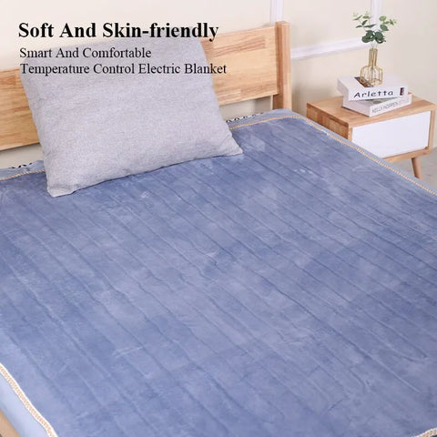 Electric Heating Bed Topper Fleece Blanket