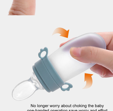 2-In-1 Baby Feeding Bottle Spoon Fruit Pacifier