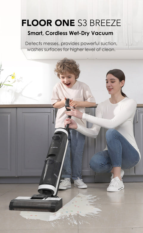 Cordless Smart Dry Wet Self-Cleaning Floor Washer Mop