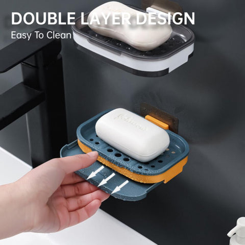 Double Layers Soap Drain Box