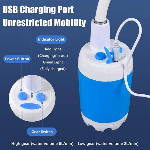 Electric Portable Shower Pump
