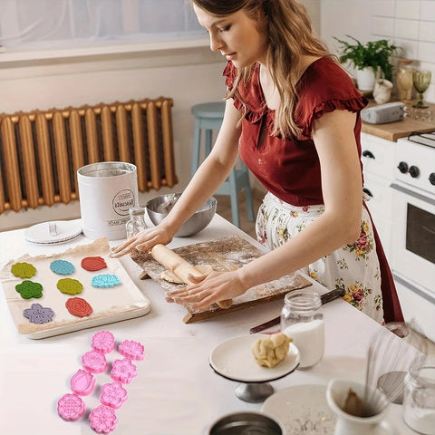 8PCS Flowers Cookie Mold Cutters
