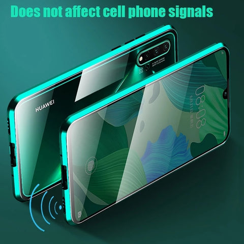 360 Protection Metal Magnetic Case For Huawei