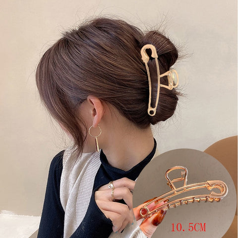 Rhinestone Metal Hair Claw