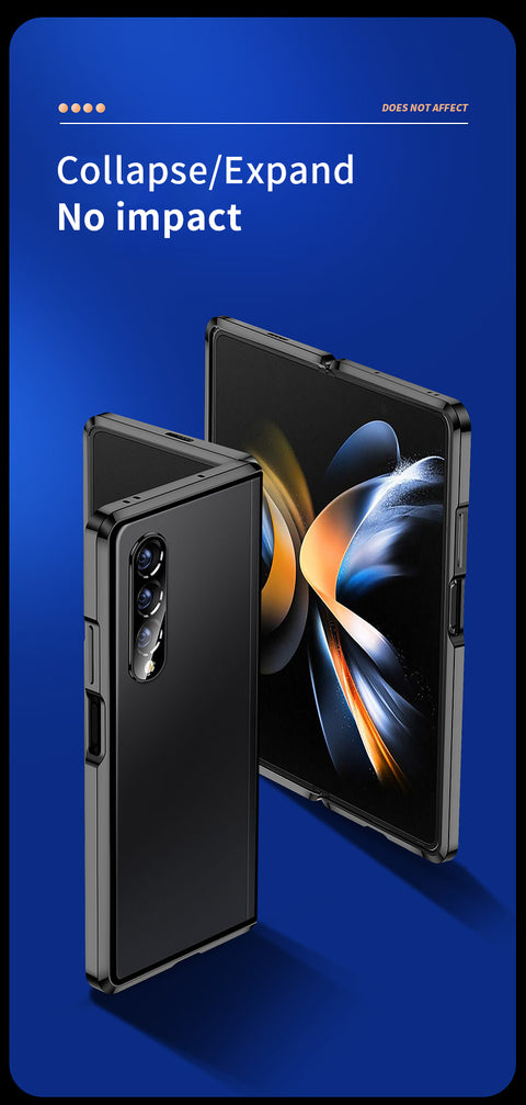 Alloy Metal Frame Full Cover Phone Protector For Samsung Galaxy Z Fold