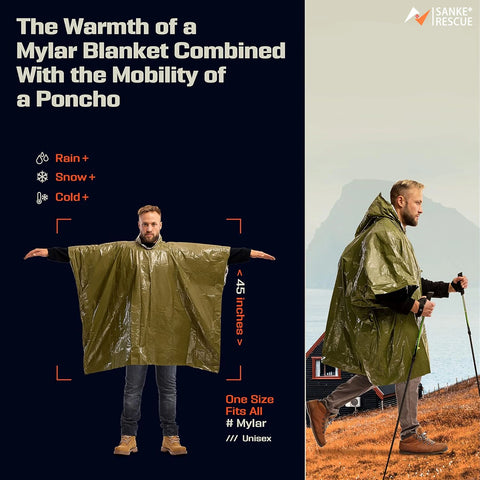 TriGuard 3-in-1 Rain Poncho