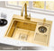 Hidden Gold Kitchen Sink