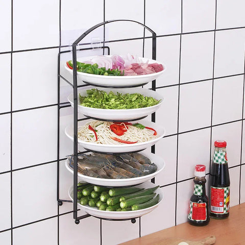 Dish Plate Preparation Rack