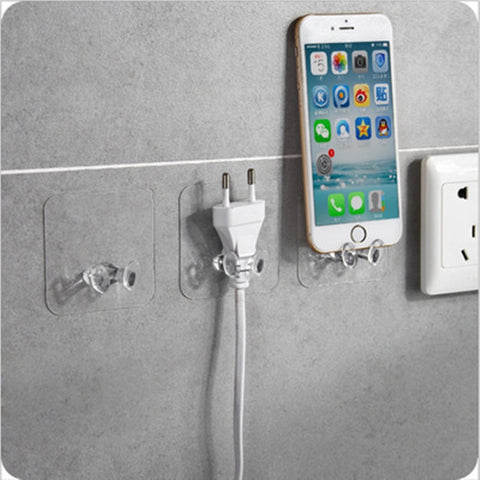5/10/20 PCS Wall-Mounted Plug Holder