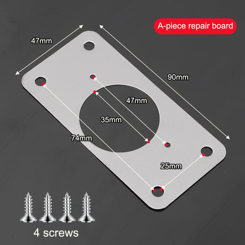 10PCS/8PCS/4PCS/2Pcs Cabinet Hinge Repair Plate