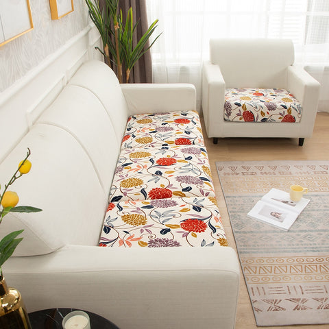 Printed Sofa Seat Cushion Cover