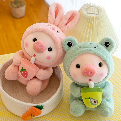 Cuddly Bubble Pig Plush Toy