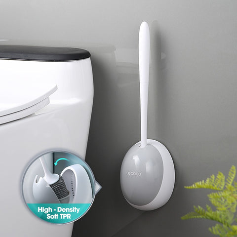 Wall-Mounted Silicone Toilet Brush