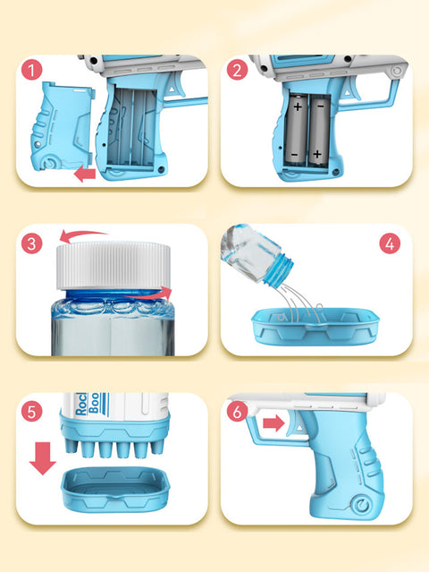 40 Holes Bubble Gun