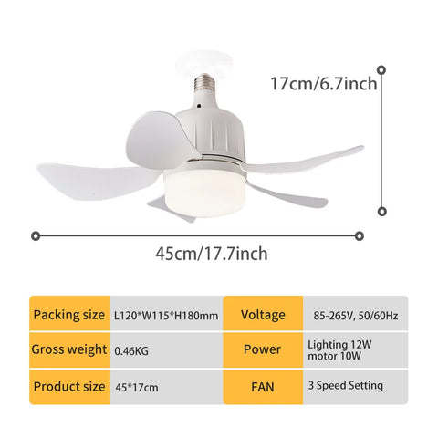 2-In-1 Wireless Fan Light