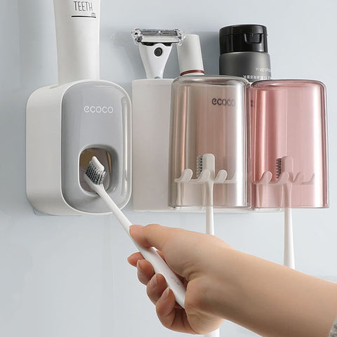 Bathroom Toothbrush Cup Holder