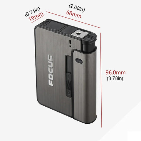 2-In-1 Lighter Cigarette Case