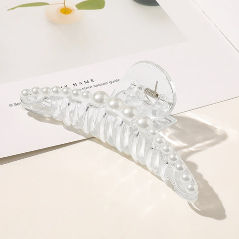 Pearls Hair Claw Clip