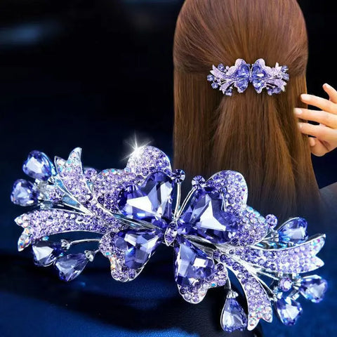 Crystal Butterfly Clip