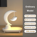 Bluetooth Speaker Phone Wireless Charger LED Bedside Lamp