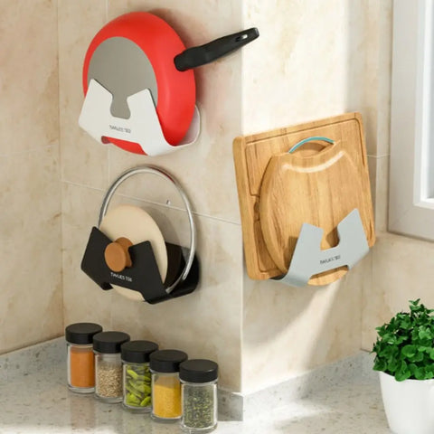 Mounted Pot Lid Holder