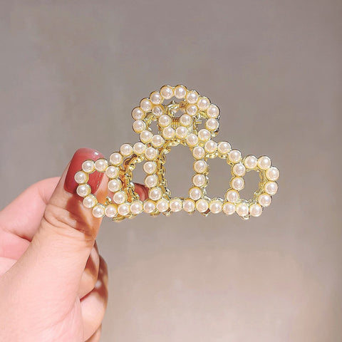 Rhinestone Metal Hair Claw