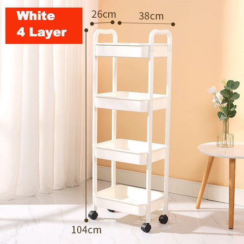 Multi-Layer Storage Trolley Rack