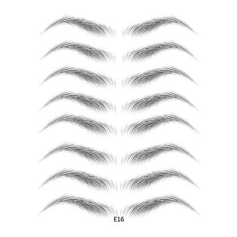 3D Eyebrow Tattoos Stickers