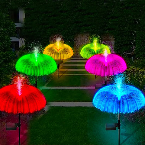 Solar LED Jellyfish Garden Lights