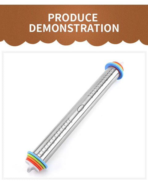 Stainless Steel Adjustable Rolling Pin